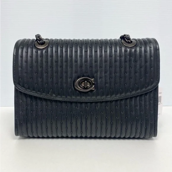 Ciach Parker shoulder bags with Quilting and Rivets. - Picture 3 of 7